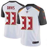 Nike Buccaneers 33 Carlton Davis White NFL Vapor Untouchable Limited Jersey,baseball caps,new era cap wholesale,wholesale hats